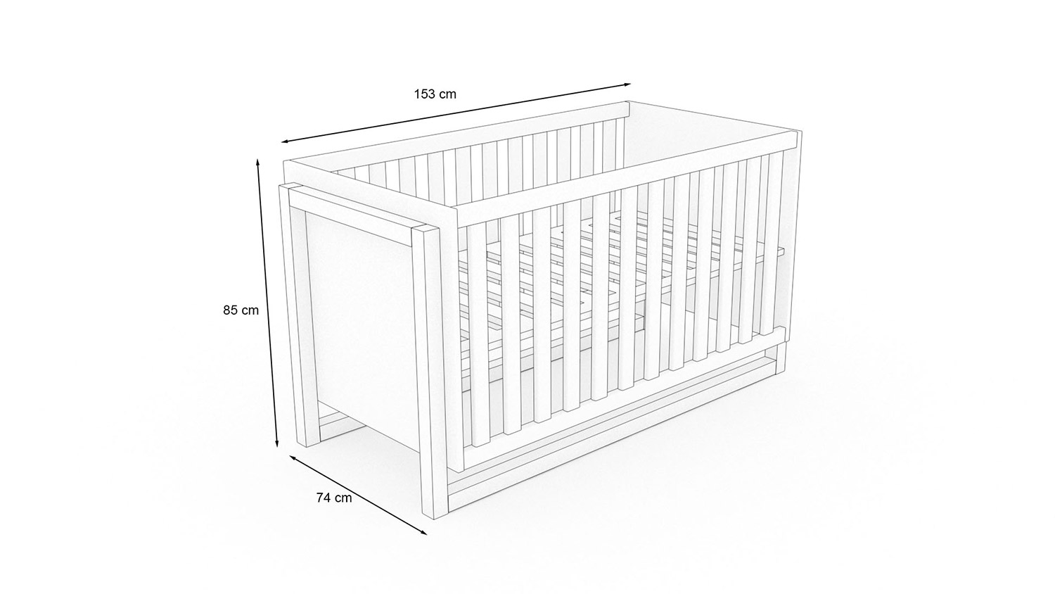 Babyzimmer Set Lisa 4-teilig