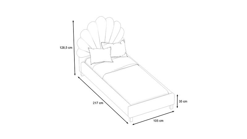 Muschelbett Arielle