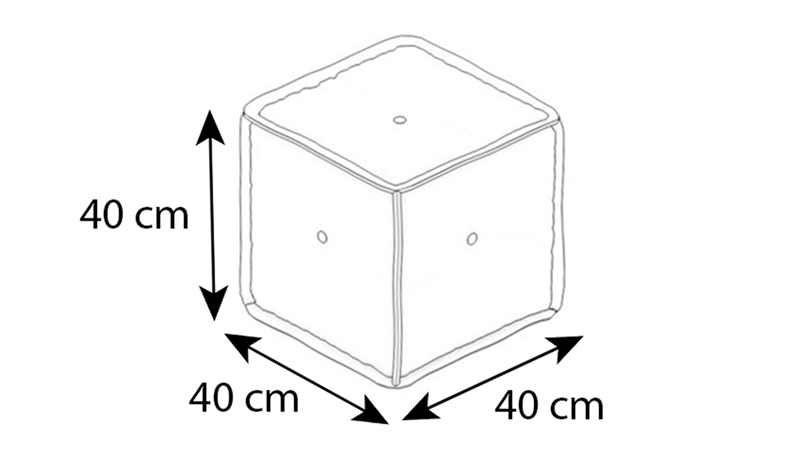MyColorCube Kinder-Sofa Würfel