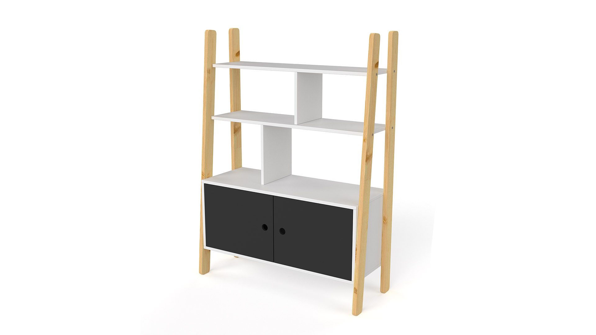 Bücherregal mit Tafel - Noel