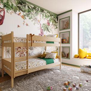 Mitwachsendes Etagenbett Emma, natur
