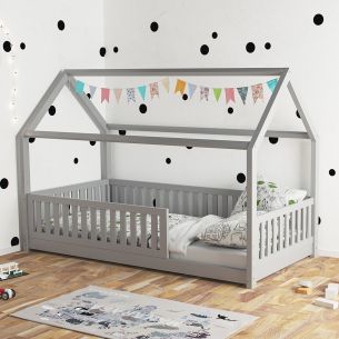 Hausbett Lilly grau 90x200