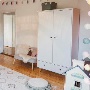 Tipi Kleiderschrank Ponca weiß