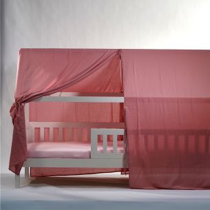 Betthimmel Hausbett Lilly Rosé 120x200