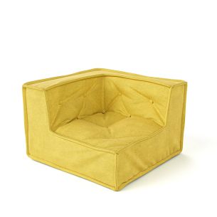 MyColorCube Kinder-Sofa Ecke gelb