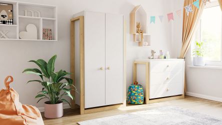 Kleiderschrank Lisa, 2-Türer