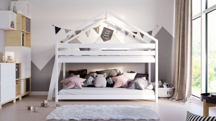 Etagenbett Lara mit Leiter seitlich
