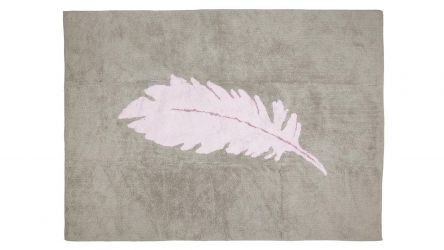 Teppich Feder, rosa