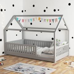 Hausbett Lilly grau 90x200