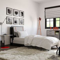 Jugendbett Luca (Mit LED und USB-Port)
