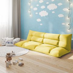 Falt-Sofa Jona gelb
