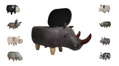 MyAnimalCube Sitzhocker mit Stauraumfach