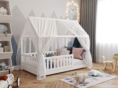 Betthimmel Hausbett Lilly/Sara transparent 90x200