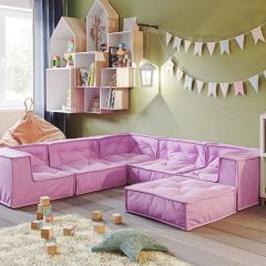 MyColorCube Kinder-Sofa Set D rosa 6-teilig