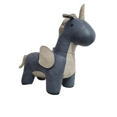 MyAnimalCube Sitzhocker Einhorn Elfi blau