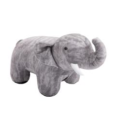 MyAnimalCube Sitzhocker Elefant Erna grau-meliert