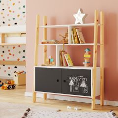 Bücherregal mit Tafel - Noel
