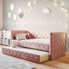 Sofabett Vilena Flamingo, 90 x 200 cm