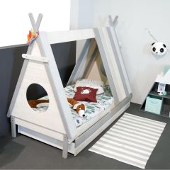 Tipi-Bett Waldhütte Vintage
