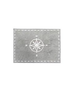 Teppich Kompass 120x160cm-grau