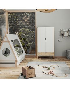 Kleiderschrank Laslo 2-türig
