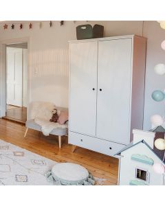 Tipi Kleiderschrank Ponca weiß