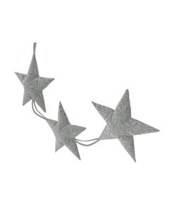 Deko-Kissen 3 kleine Sterne Grey Knit