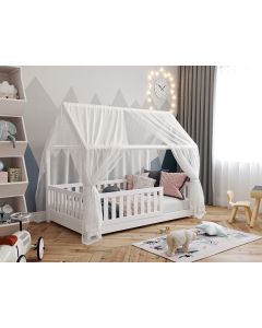 Betthimmel Hausbett Lilly transparent 80/90x160