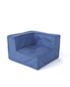 MyColorCube Kinder-Sofa Ecke blau