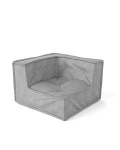 MyColorCube Kinder-Sofa Ecke grau