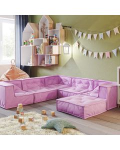 MyColorCube Kinder-Sofa Set D rosa 6-teilig