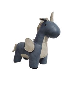 MyAnimalCube Sitzhocker Einhorn Elfi blau