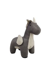 MyAnimalCube Sitzhocker Einhorn Elfi grau