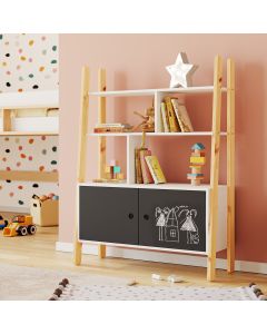 Bücherregal mit Tafel - Noel