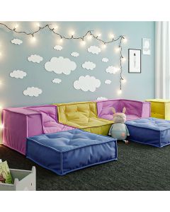 MyColorCube Kinder-Sofa Set B bunt 6-teilig