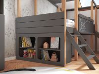 Unterstellregal für Hausbett Cory, Anthrazit