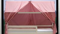 Betthimmel Hausbett Lilly/Sara Rosé 90x200