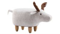 MyAnimalCube Sitzhocker Elch Erik grau