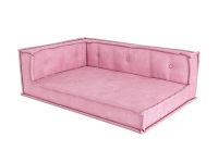 Palettensofa / Sitzkissen Ecke links rosa