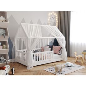 Betthimmel Hausbett Lilly/Sara transparent 90x200