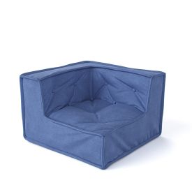 MyColorCube Kinder-Sofa Ecke blau