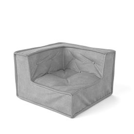 MyColorCube Kinder-Sofa Ecke grau